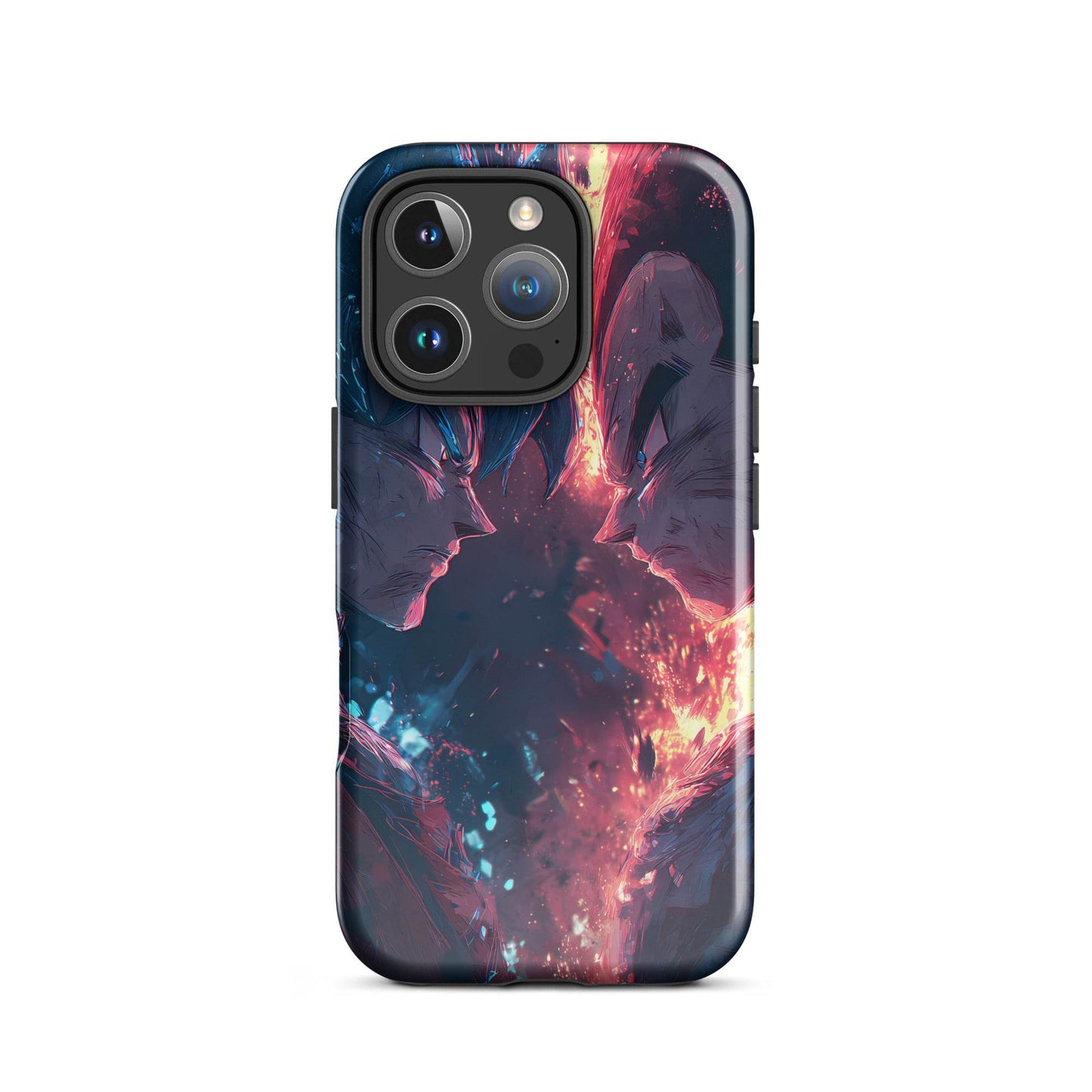 Goku Vs Vegeta, Dragon Ball Z Anime Fan Art Tough Case for iPhone® - Chromavolt