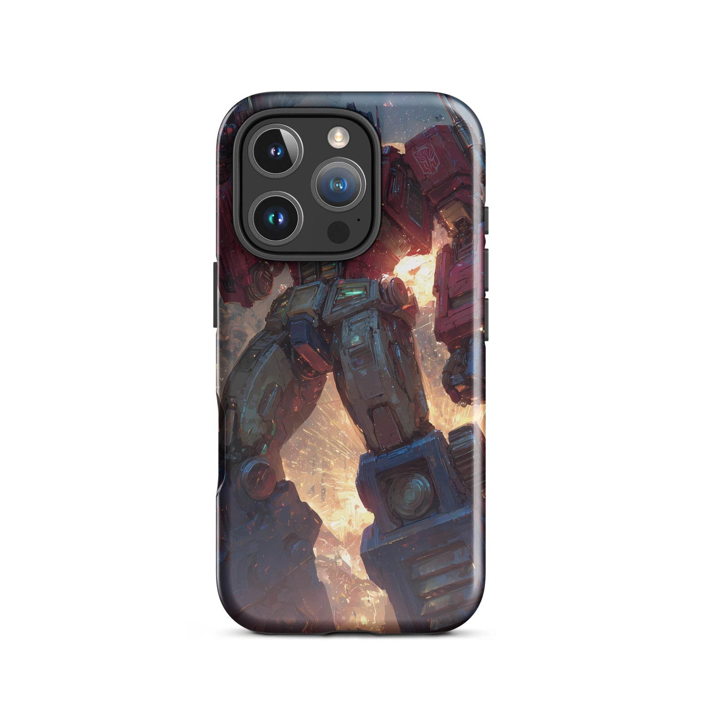 Optimus Prime Transformers Anime Fan Art Tough Case for iPhone® - Chromavolt