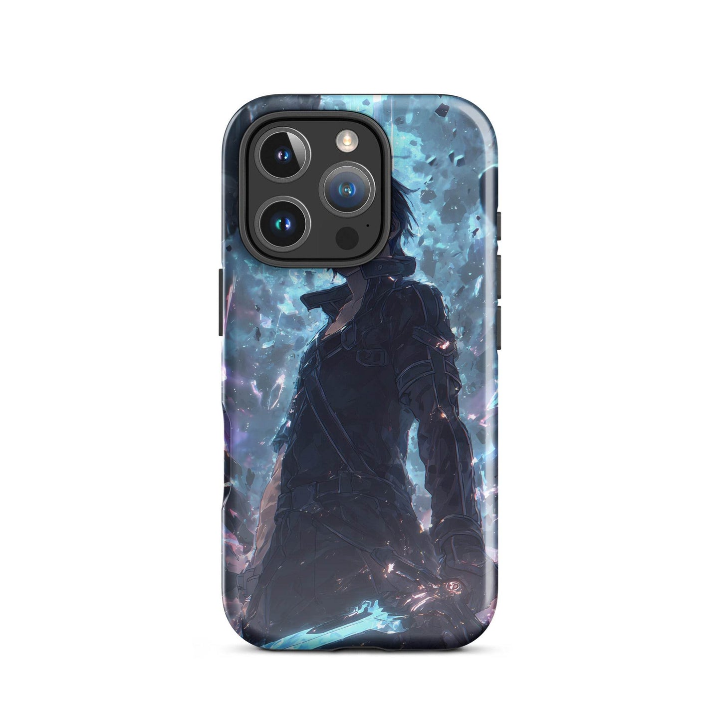 Kirito Kirigaya Sword Art Online Anime Fan Art Tough Case for iPhone® - Chromavolt