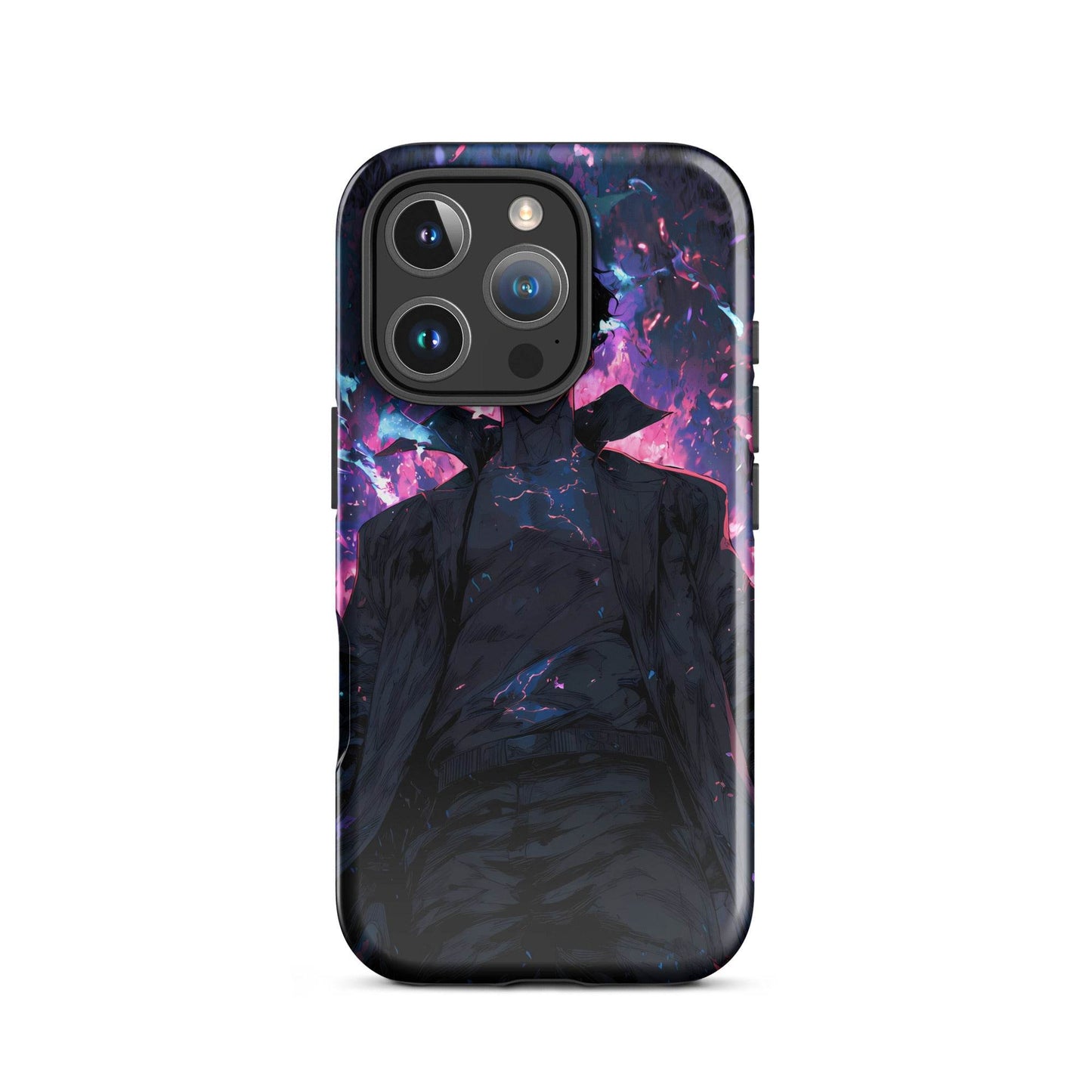 Solo Leveling Sung Jin Woo Anime Fan Art Tough Case for iPhone® - Chromavolt