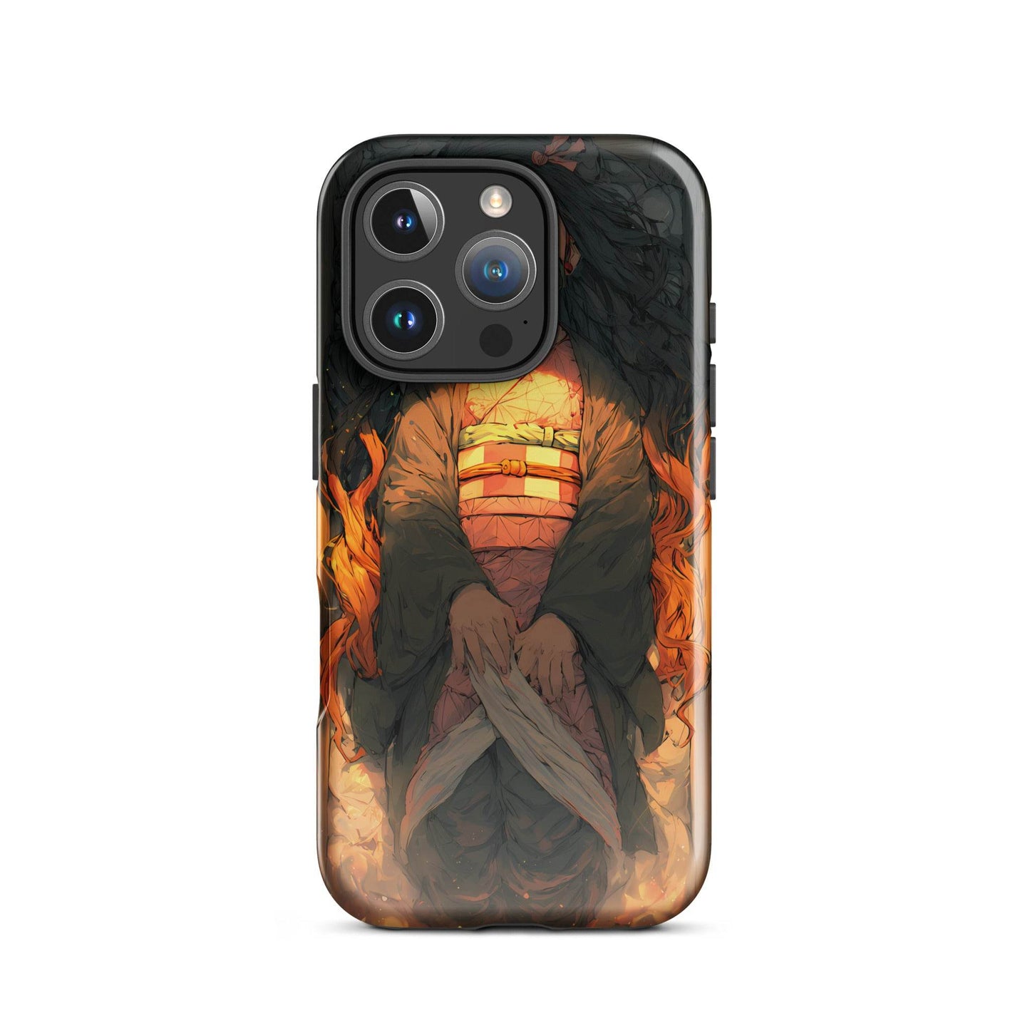 Sleeping Nezuko, Demon Slayer Anime Tough Case for iPhone® - Chromavolt