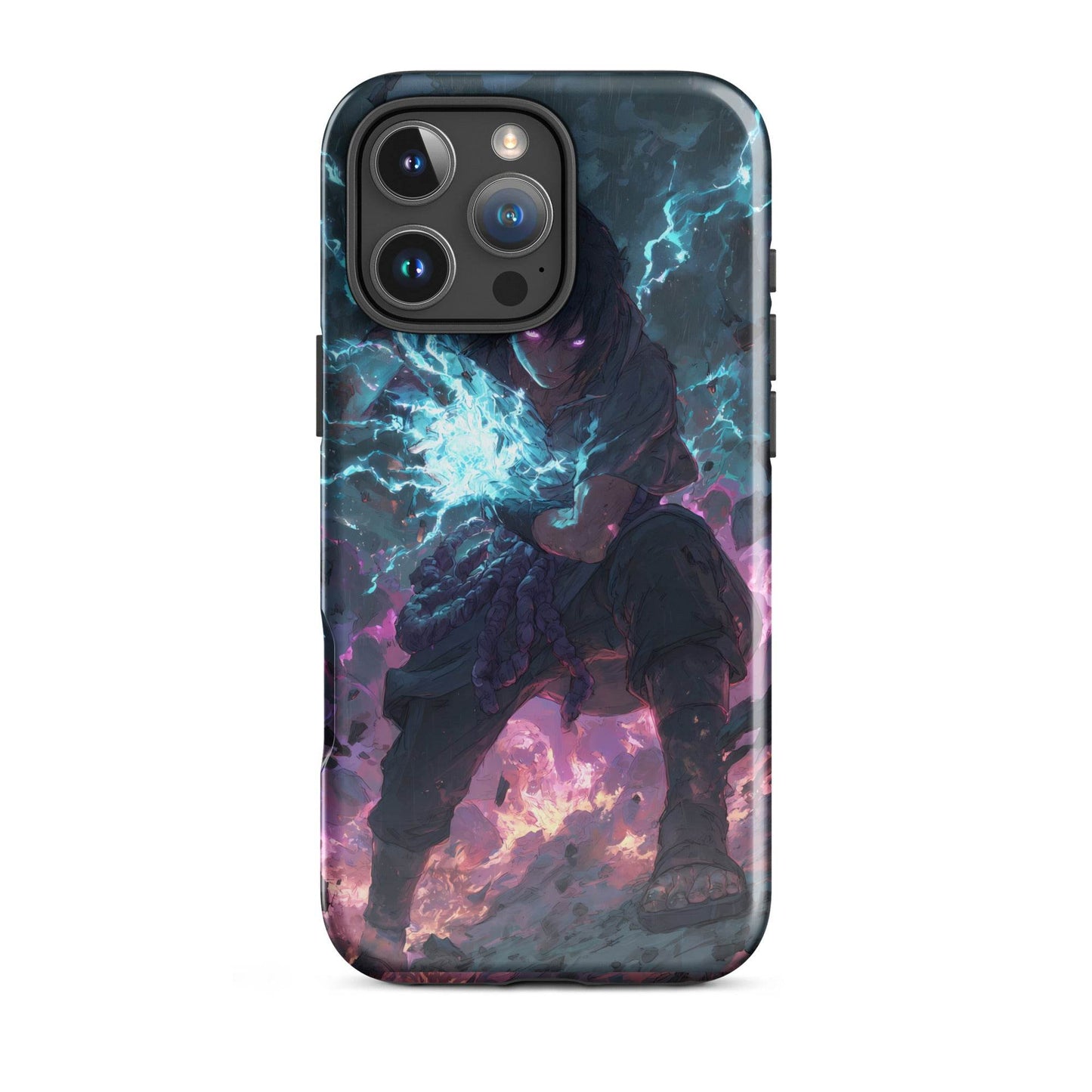 Sasuke Uchiha Chidori, Naruto Shippuden Tough Case for iPhone® - Chromavolt