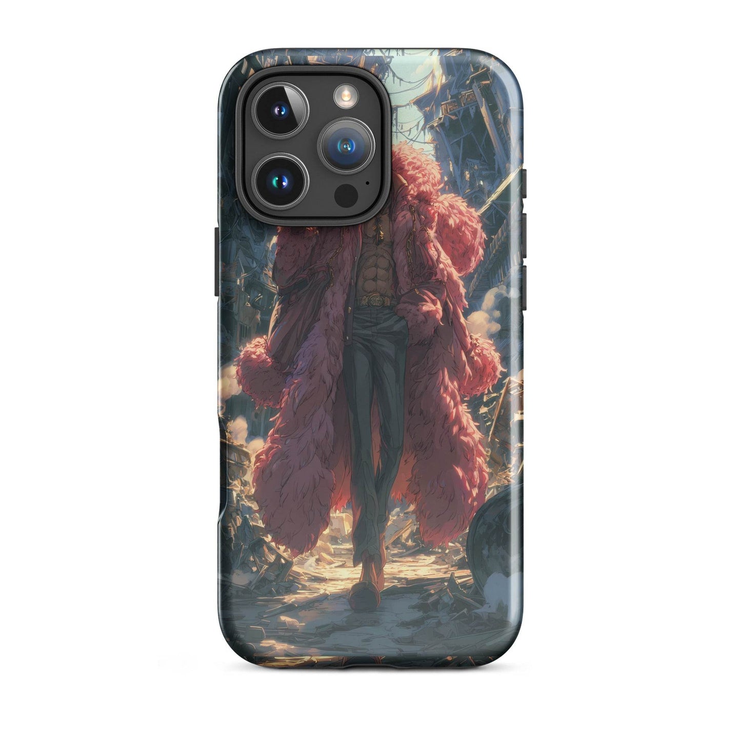 Donquixote Doflamingo King of Dressrosa, One Piece Anime Tough Case for iPhone® - Chromavolt