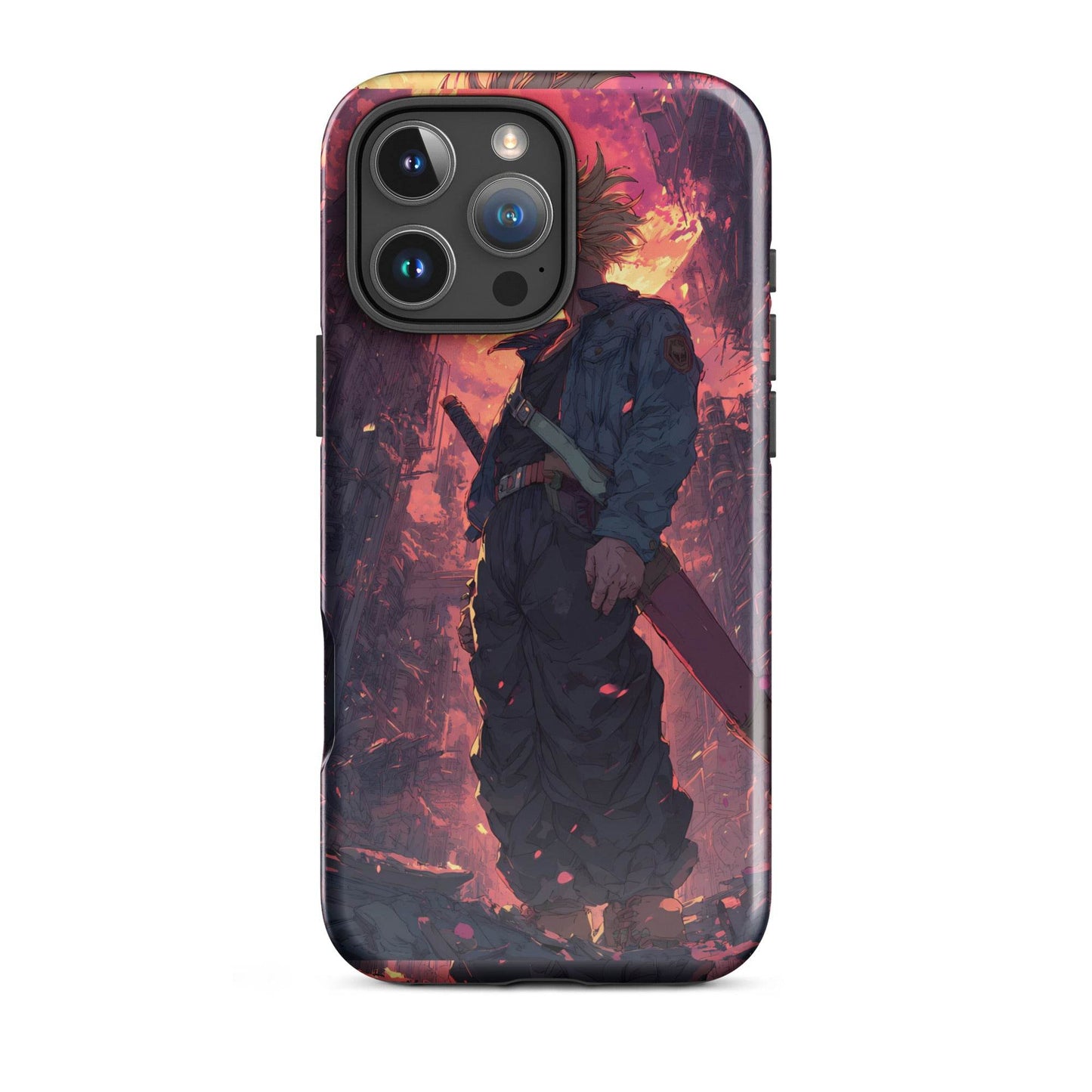 Super Saiyan Trunks Dragon Ball Z Tough Case for iPhone® - Chromavolt