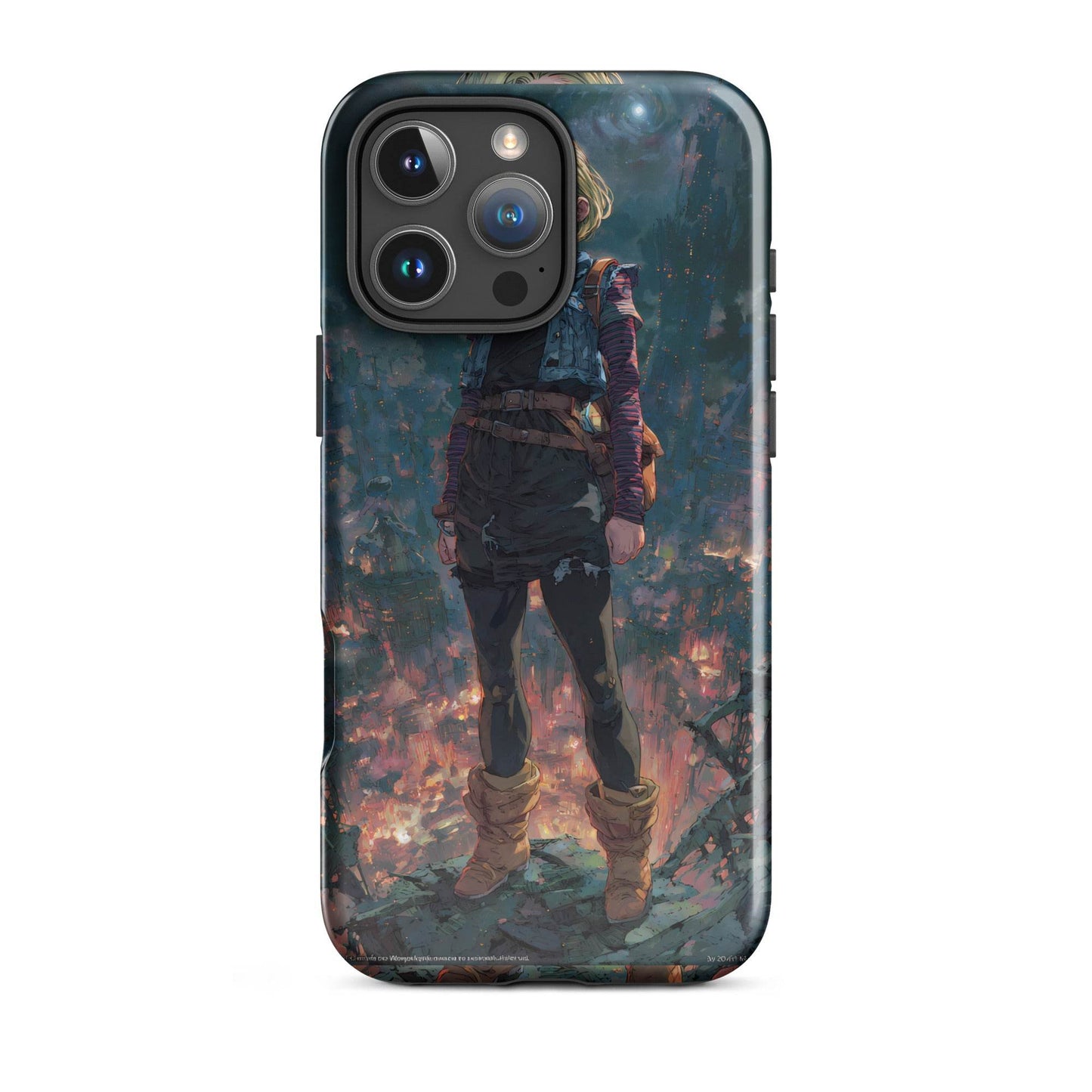Android 18 Dragon Ball Z Anime Tough Case for iPhone® - Chromavolt