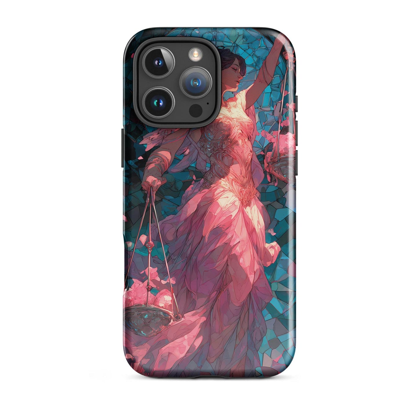 Libra Zodiac Sign Fan Art Tough Case for iPhone® - Chromavolt