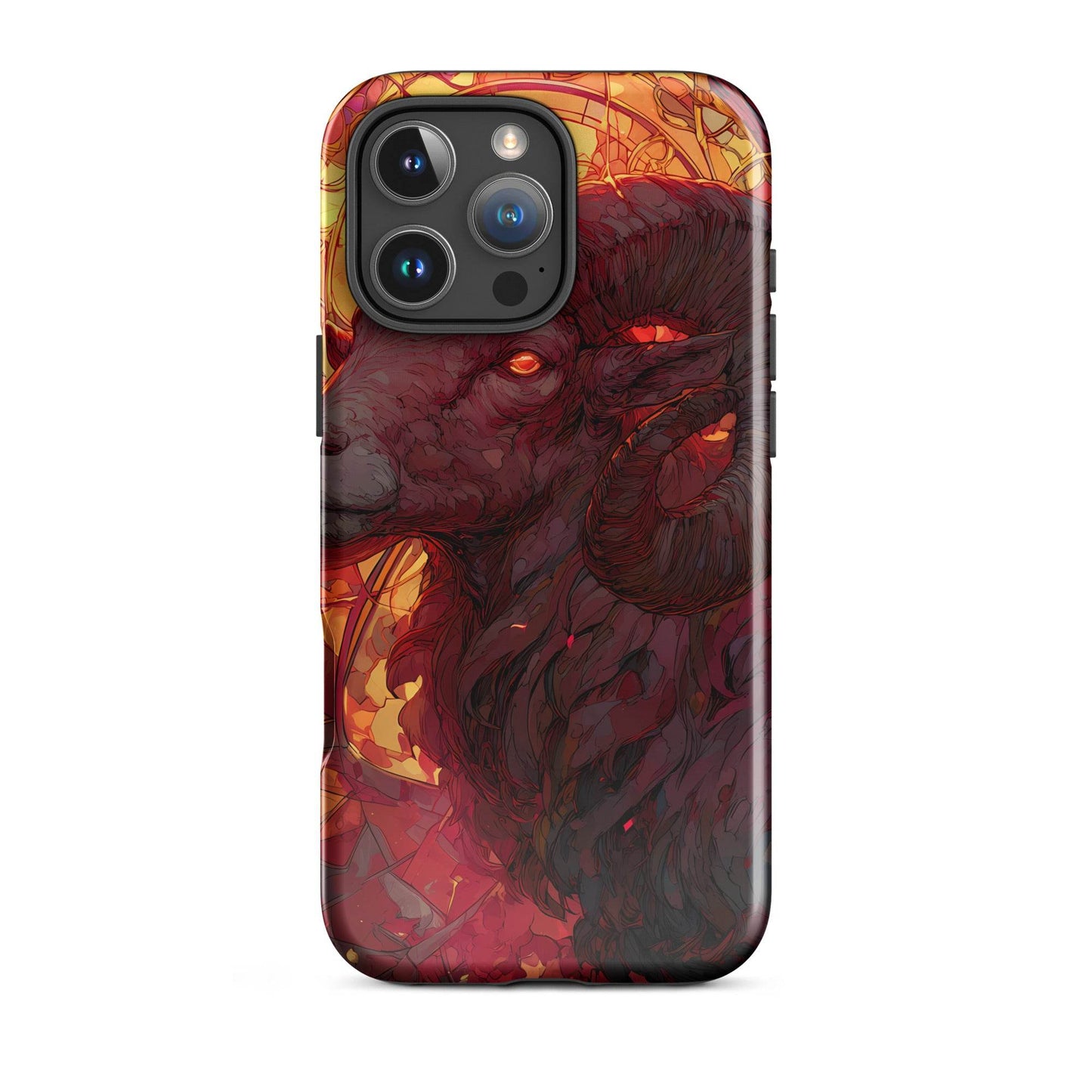 Aries Zodiac Sign Fan Art Tough Case for iPhone® - Chromavolt