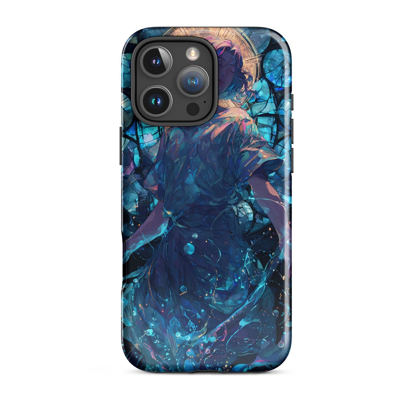 Aquarius Zodiac Sign Fan Art Tough Case for iPhone® - Chromavolt