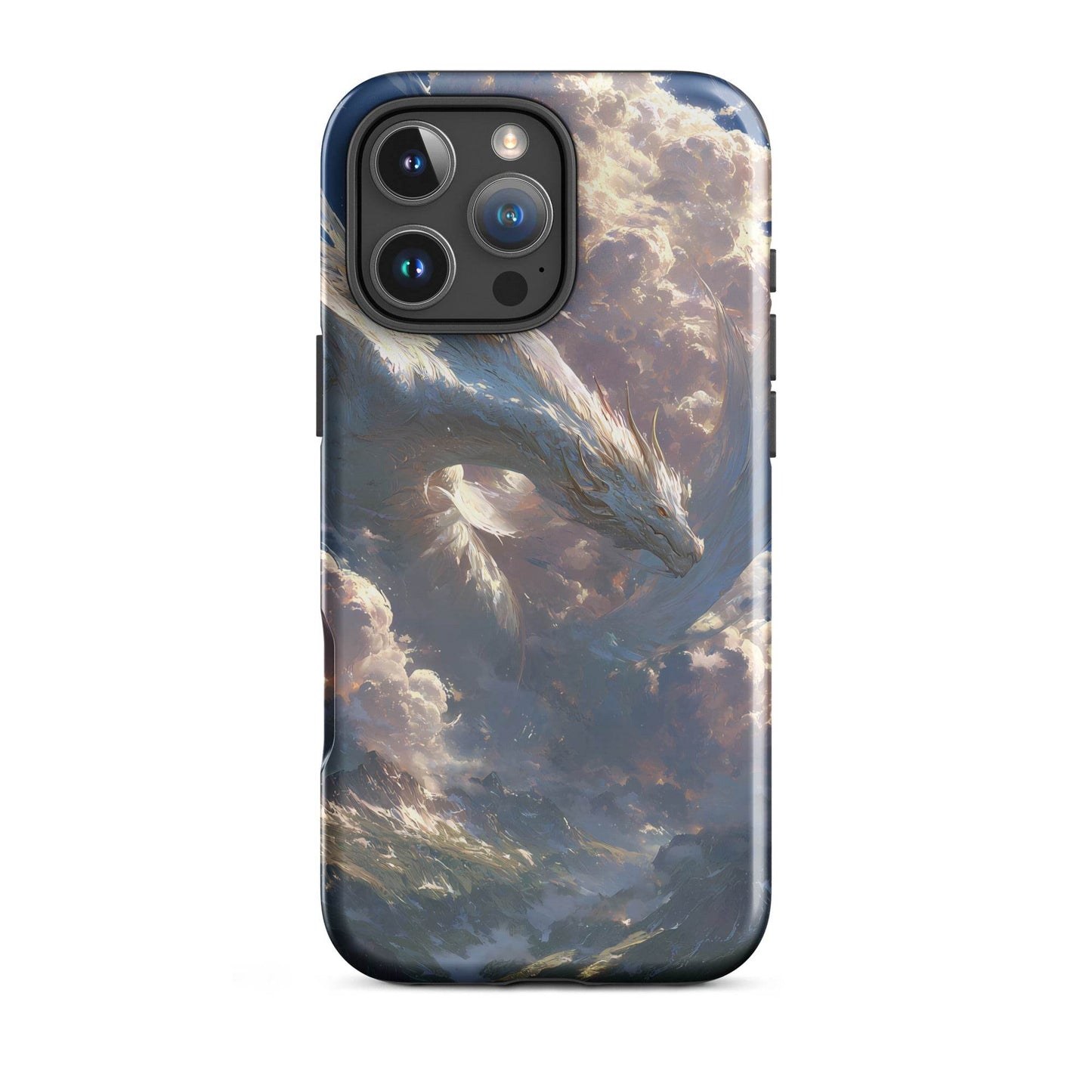Wind Dragon: The Sky Dancer Fantasy Art Tough Case for iPhone® - Chromavolt