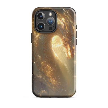 Light Dragon: The Celestial Flame Tough Case for iPhone® - Chromavolt