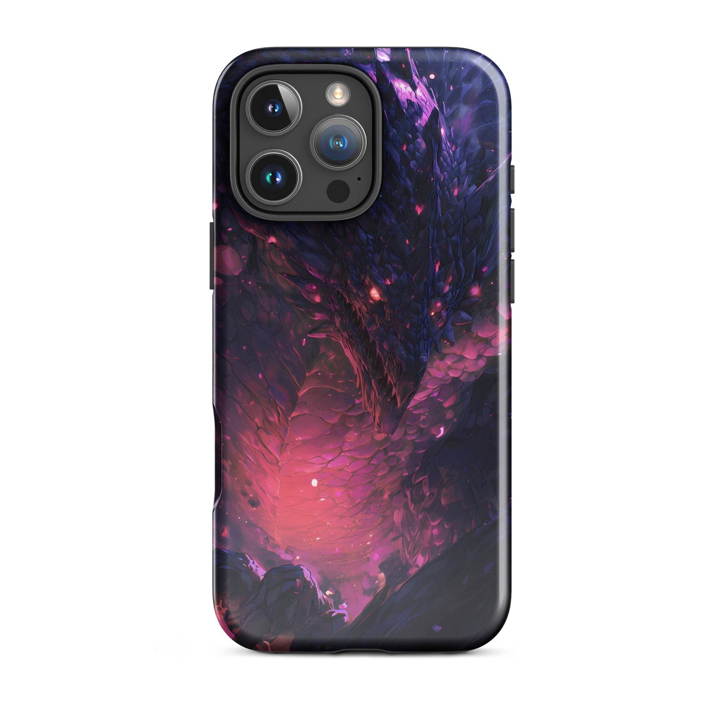 Darkness Dragon: The Void Warden Tough Case for iPhone® - Chromavolt