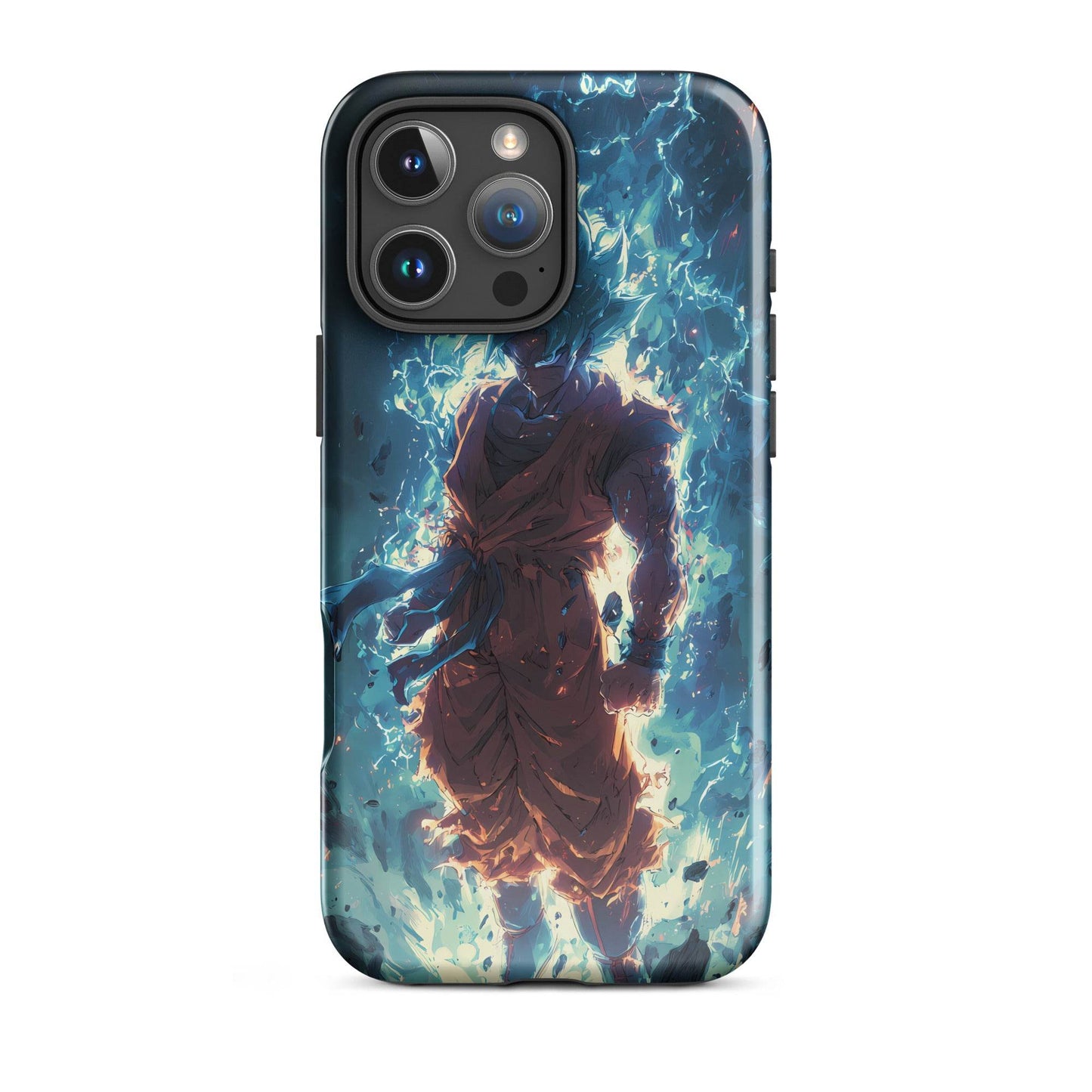 Super Saiyan Blue Goku, Dragon Ball Super Anime Fan Art Tough Case for iPhone® - Chromavolt