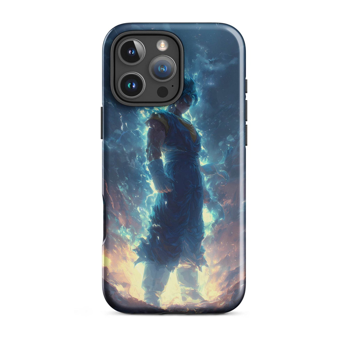 Super Saiyan Blue Vegito, Dragon Ball Super Anime Fan Art Tough Case for iPhone® - Chromavolt