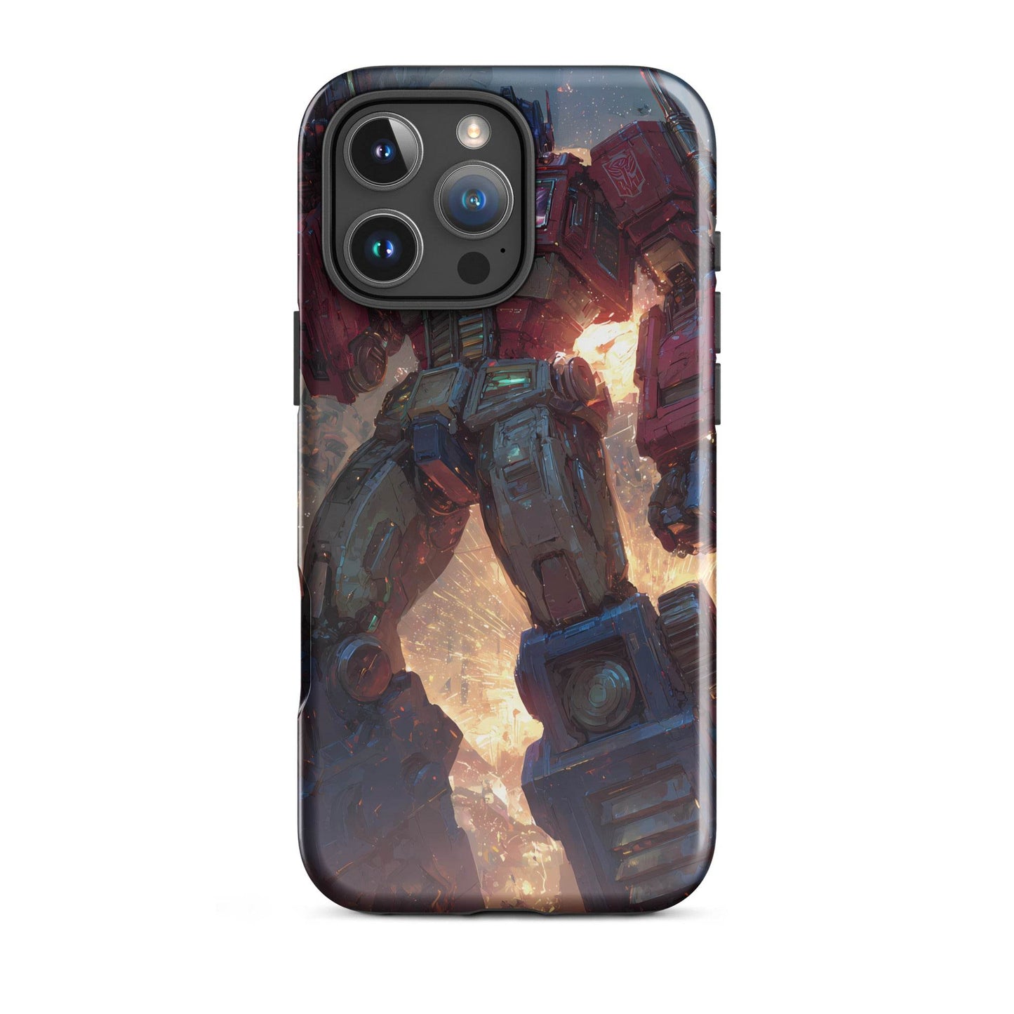 Optimus Prime Transformers Anime Fan Art Tough Case for iPhone® - Chromavolt