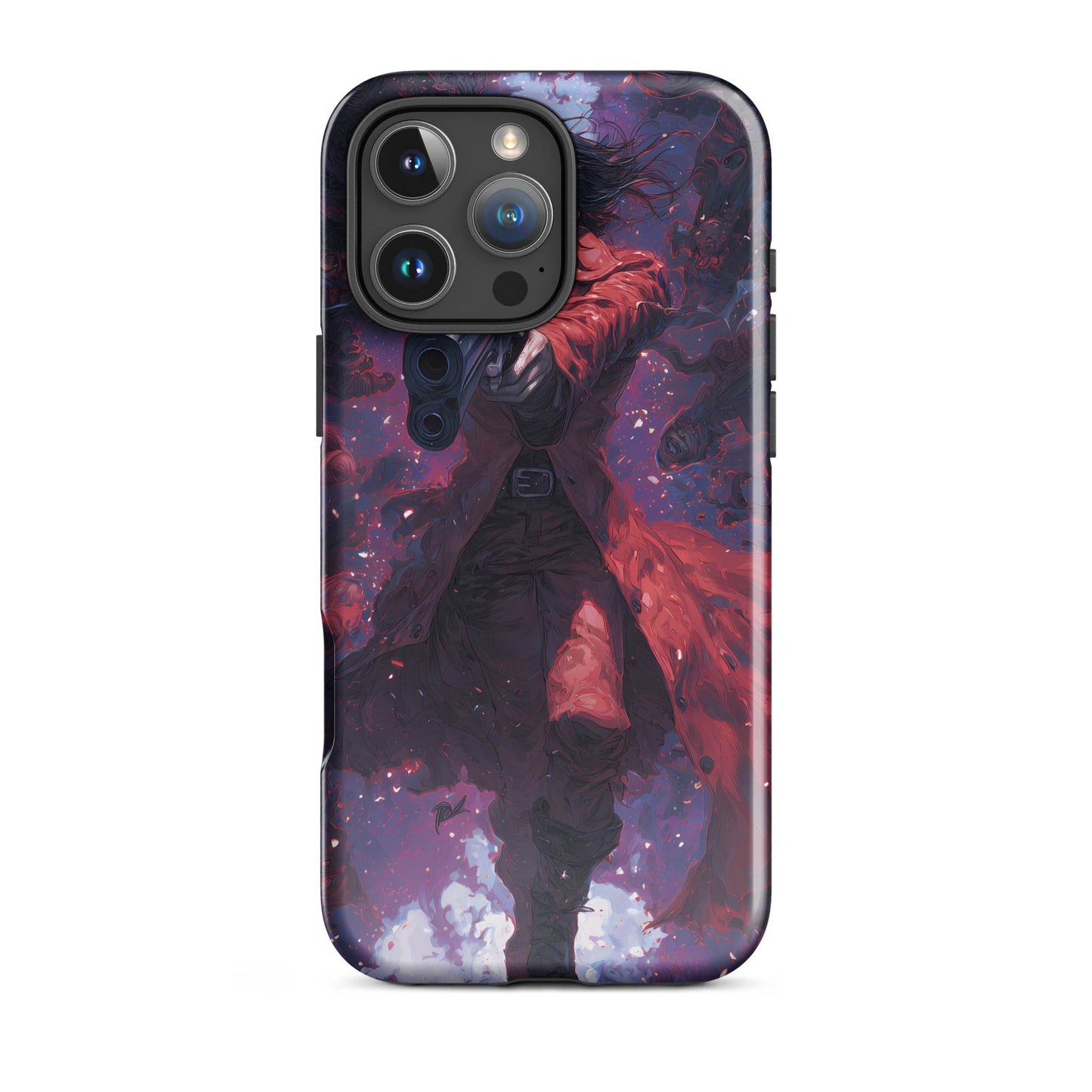 Alucard Hellsing Anime Fan Art Tough Case for iPhone® - Chromavolt