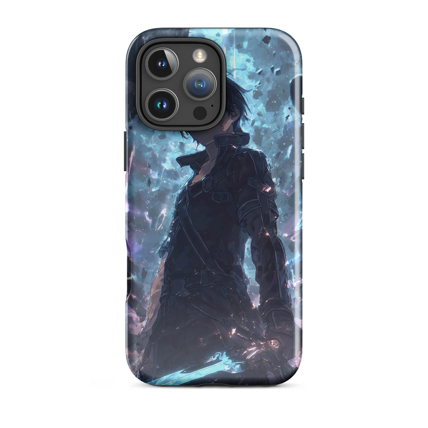 Kirito Kirigaya Sword Art Online Anime Fan Art Tough Case for iPhone® - Chromavolt