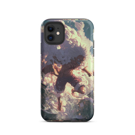 Monkey D Luffy Gear 5 Sun God Nika, One Piece Anime Tough Case for iPhone® - Chromavolt