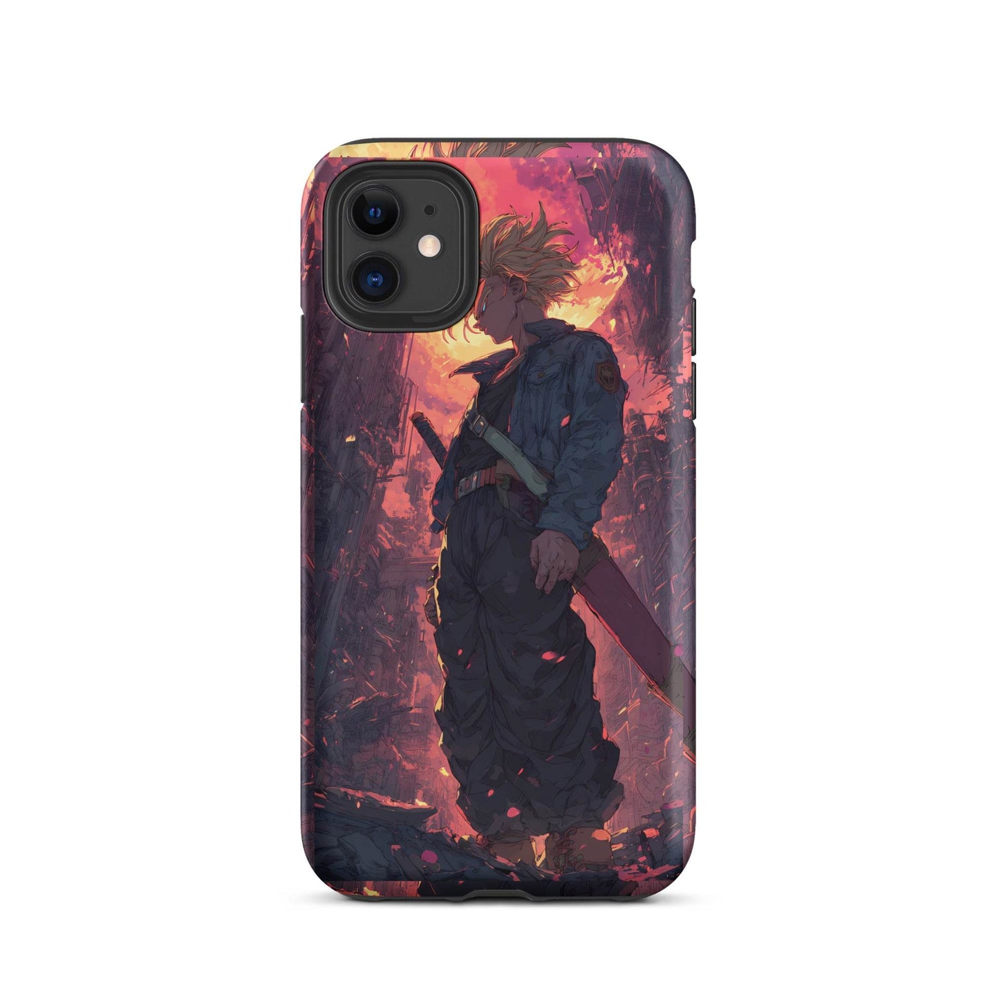 Super Saiyan Trunks Dragon Ball Z Tough Case for iPhone® - Chromavolt