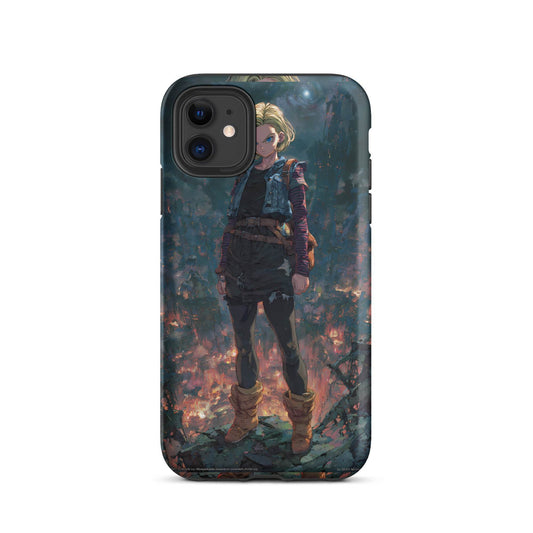 Android 18 Dragon Ball Z Anime Tough Case for iPhone® - Chromavolt