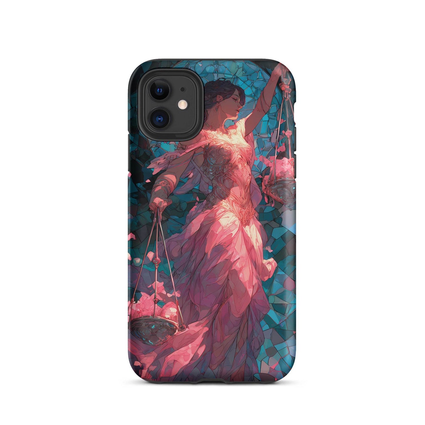 Libra Zodiac Sign Fan Art Tough Case for iPhone® - Chromavolt