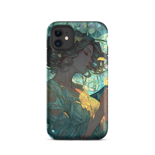 Virgo Zodiac Sign Fan Art Tough Case for iPhone® - Chromavolt