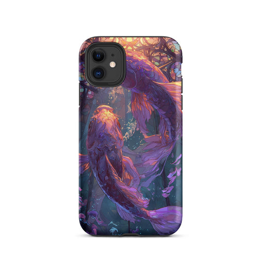 Pisces Zodiac Sign Fan Art Tough Case for iPhone® - Chromavolt