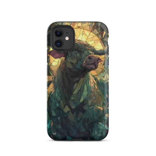 Taurus Zodiac Sign Fan Art Tough Case for iPhone® - Chromavolt