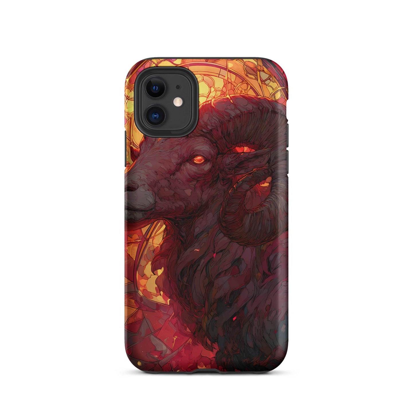 Aries Zodiac Sign Fan Art Tough Case for iPhone® - Chromavolt