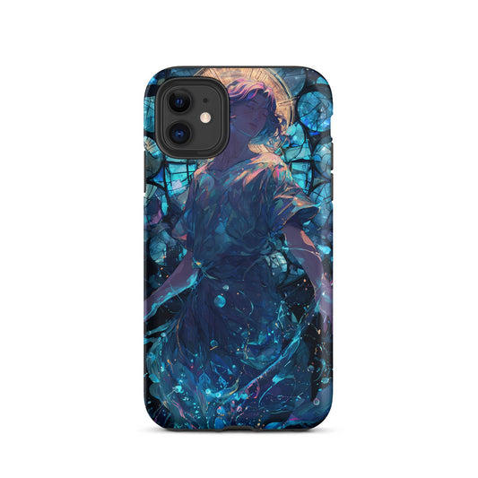Aquarius Zodiac Sign Fan Art Tough Case for iPhone® - Chromavolt