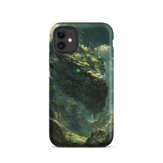 Earth Dragon: The Living Mountain Tough Case for iPhone® - Chromavolt