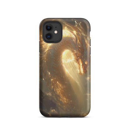 Light Dragon: The Celestial Flame Tough Case for iPhone® - Chromavolt