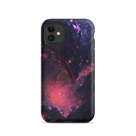 Darkness Dragon: The Void Warden Tough Case for iPhone® - Chromavolt