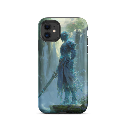 Water Elemental Knight, Original Anime Art Tough Case for iPhone® - Chromavolt