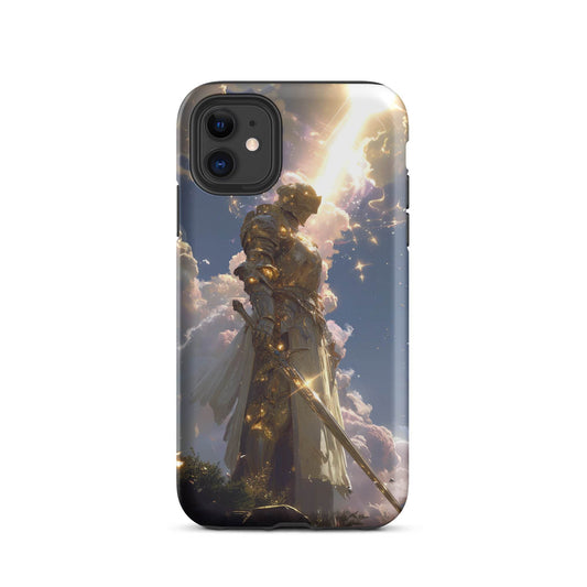 Light Elemental Knight, Original Anime Art Tough Case for iPhone® - Chromavolt