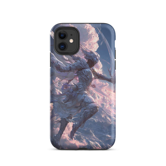 Wind Elemental Knight, Original Anime Art Tough Case for iPhone® - Chromavolt