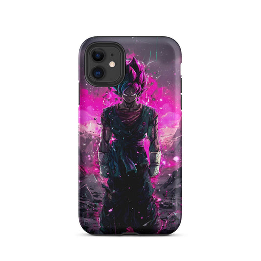 Super Saiyan Blue and Pink Rose Vegito, Dragon Ball Super Anime Fan Art Tough Case for iPhone® - Chromavolt