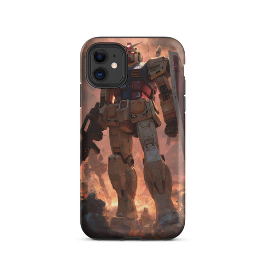 RX-78-2 Gundam, Mobile Suit Gundam Anime Fan Art Tough Case for iPhone® - Chromavolt
