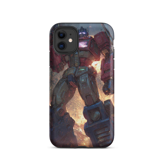 Optimus Prime Transformers Anime Fan Art Tough Case for iPhone® - Chromavolt