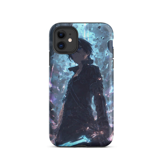 Kirito Kirigaya Sword Art Online Anime Fan Art Tough Case for iPhone® - Chromavolt