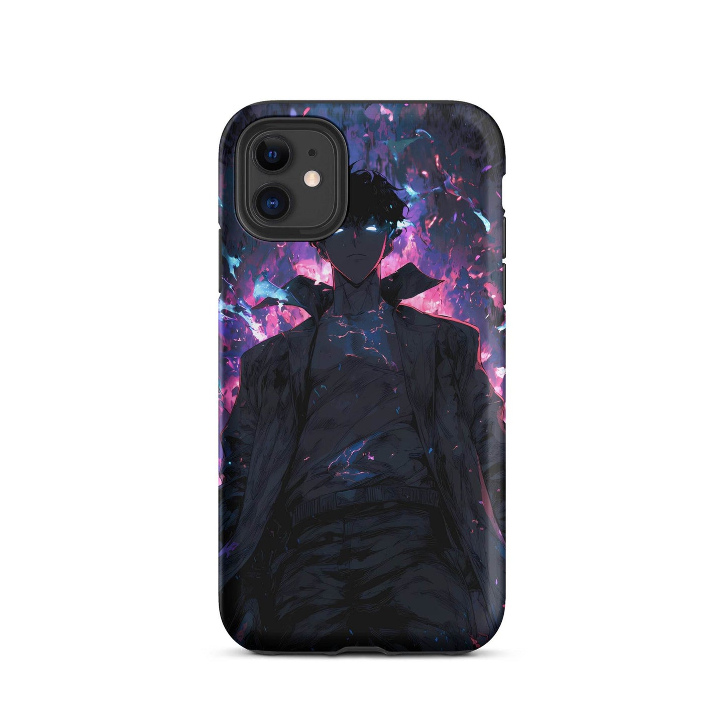Solo Leveling Sung Jin Woo Anime Fan Art Tough Case for iPhone® - Chromavolt