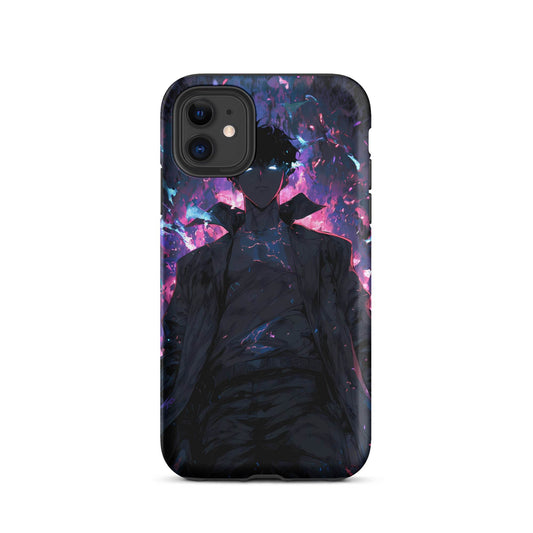Solo Leveling Sung Jin Woo Anime Fan Art Tough Case for iPhone® - Chromavolt