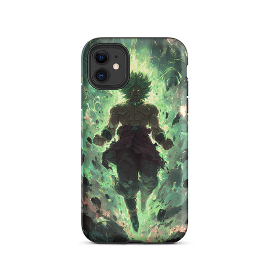 Legendary Super Saiyan Broly, Dragon Ball Z SSJ Tough Case for iPhone® - Chromavolt