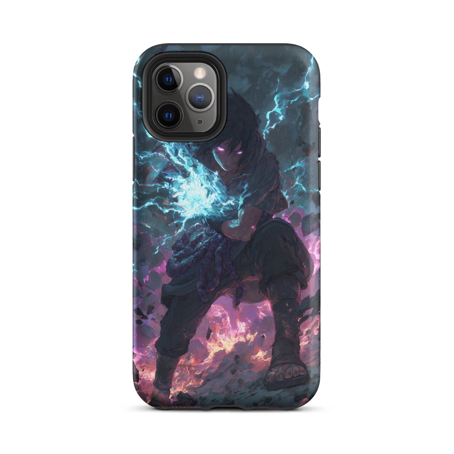 Sasuke Uchiha Chidori, Naruto Shippuden Tough Case for iPhone® - Chromavolt