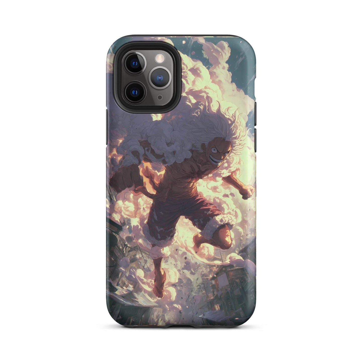 Monkey D Luffy Gear 5 Sun God Nika, One Piece Anime Tough Case for iPhone® - Chromavolt