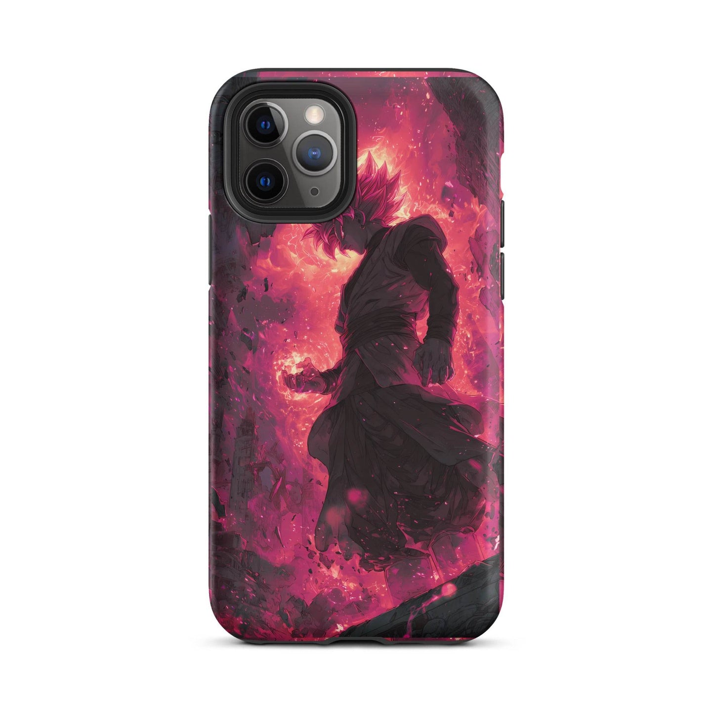 Zamasu Goku Black, Pink Rose Super Saiyan Dragon Ball Tough Case for iPhone® - Chromavolt