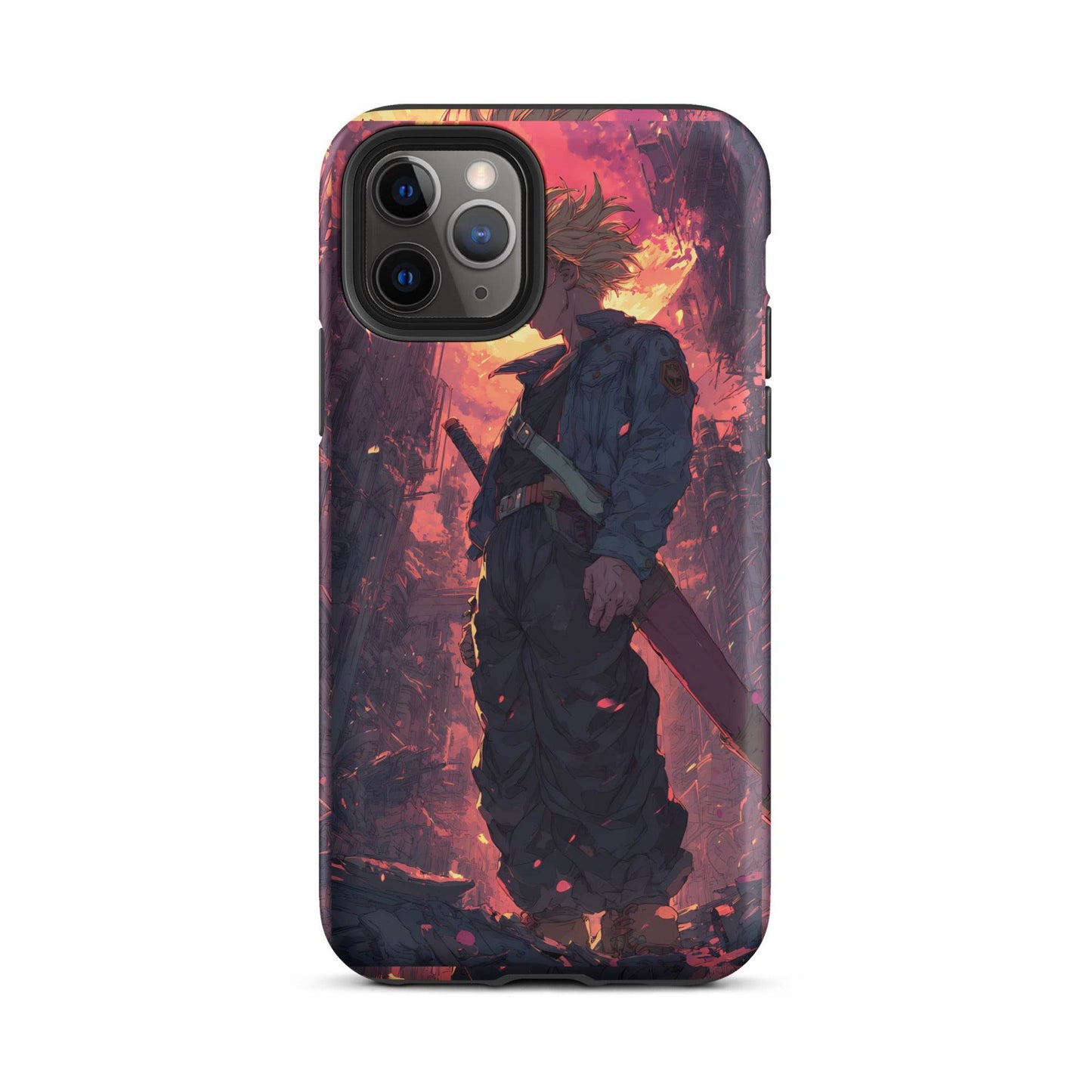Super Saiyan Trunks Dragon Ball Z Tough Case for iPhone® - Chromavolt