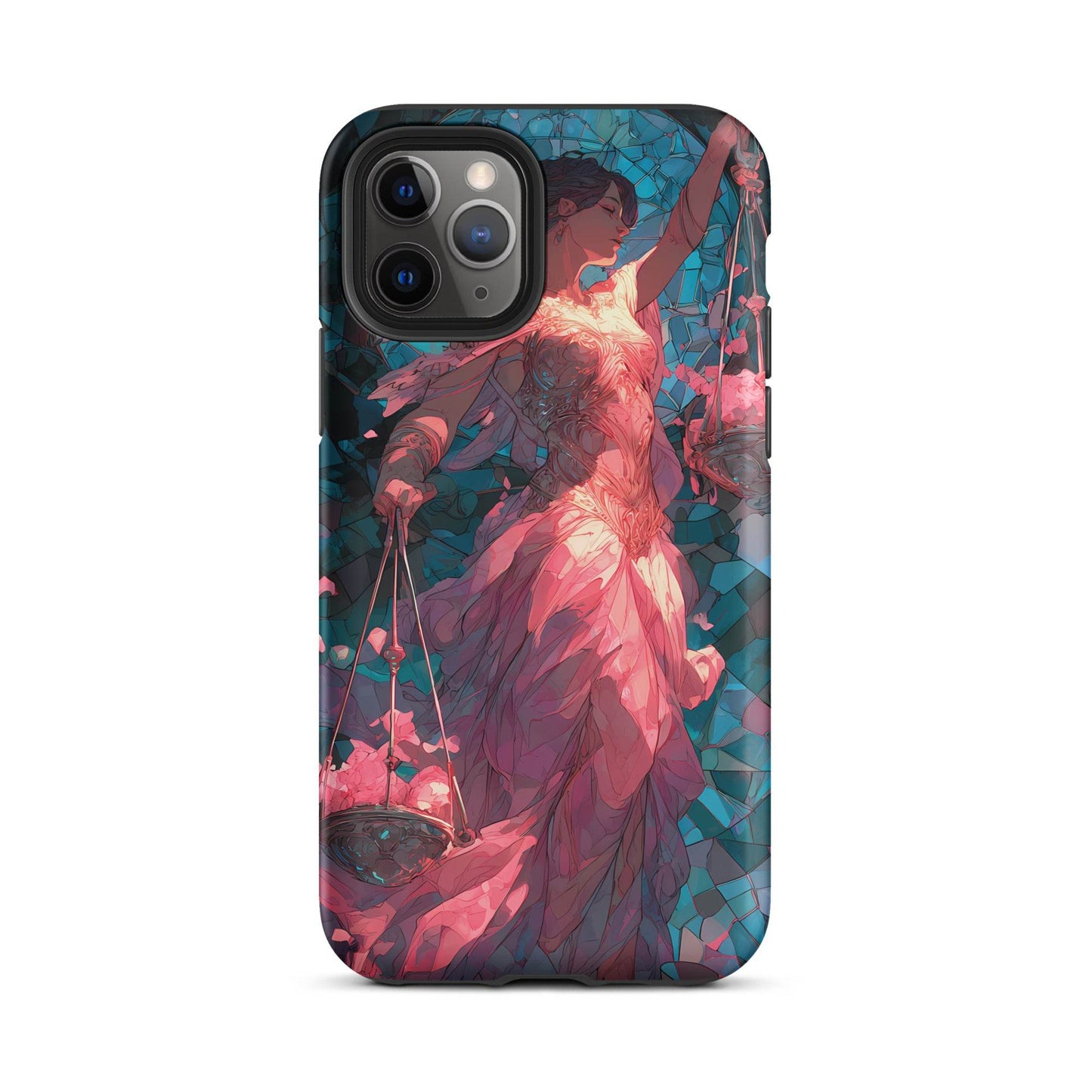 Libra Zodiac Sign Fan Art Tough Case for iPhone® - Chromavolt