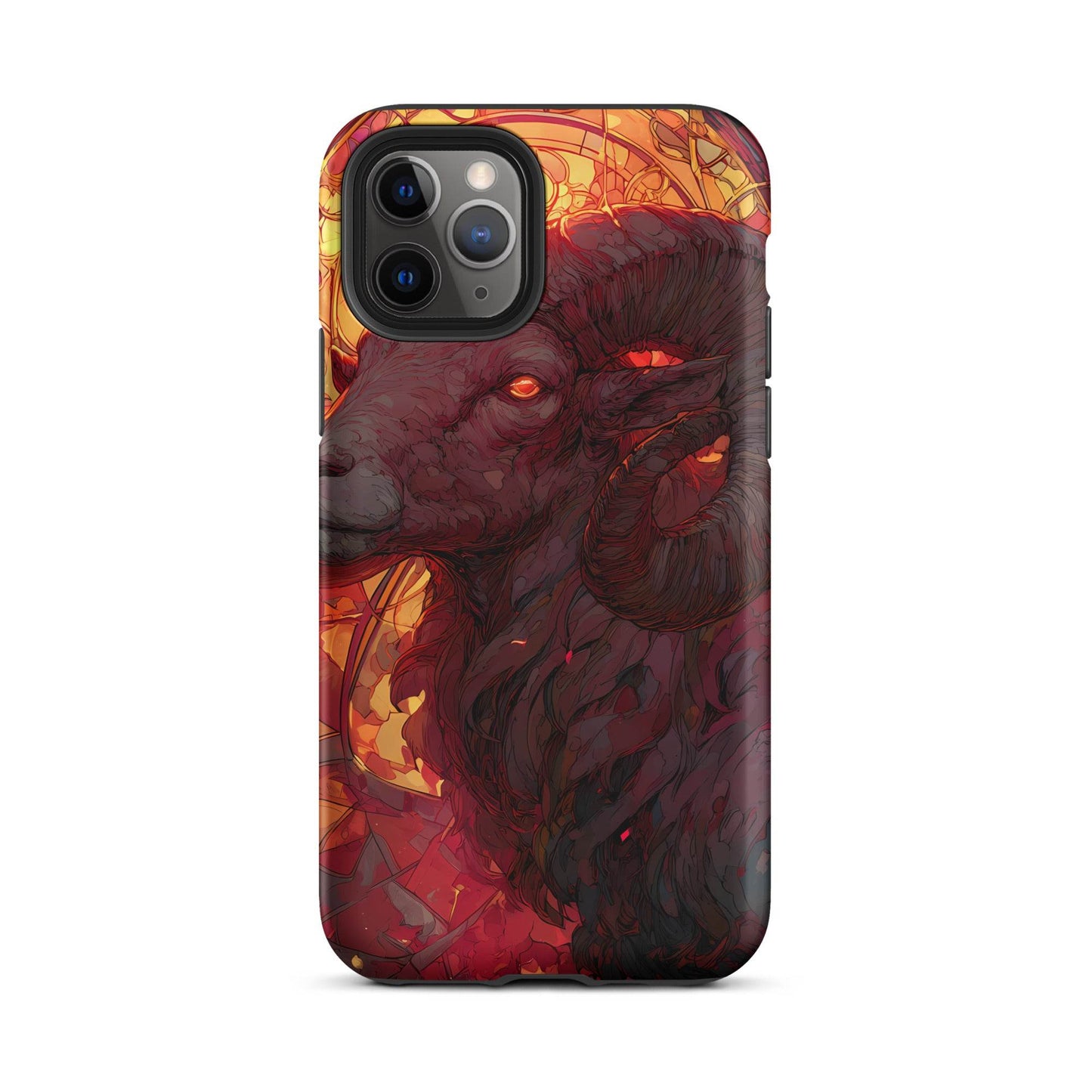 Aries Zodiac Sign Fan Art Tough Case for iPhone® - Chromavolt