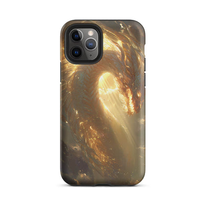 Light Dragon: The Celestial Flame Tough Case for iPhone® - Chromavolt