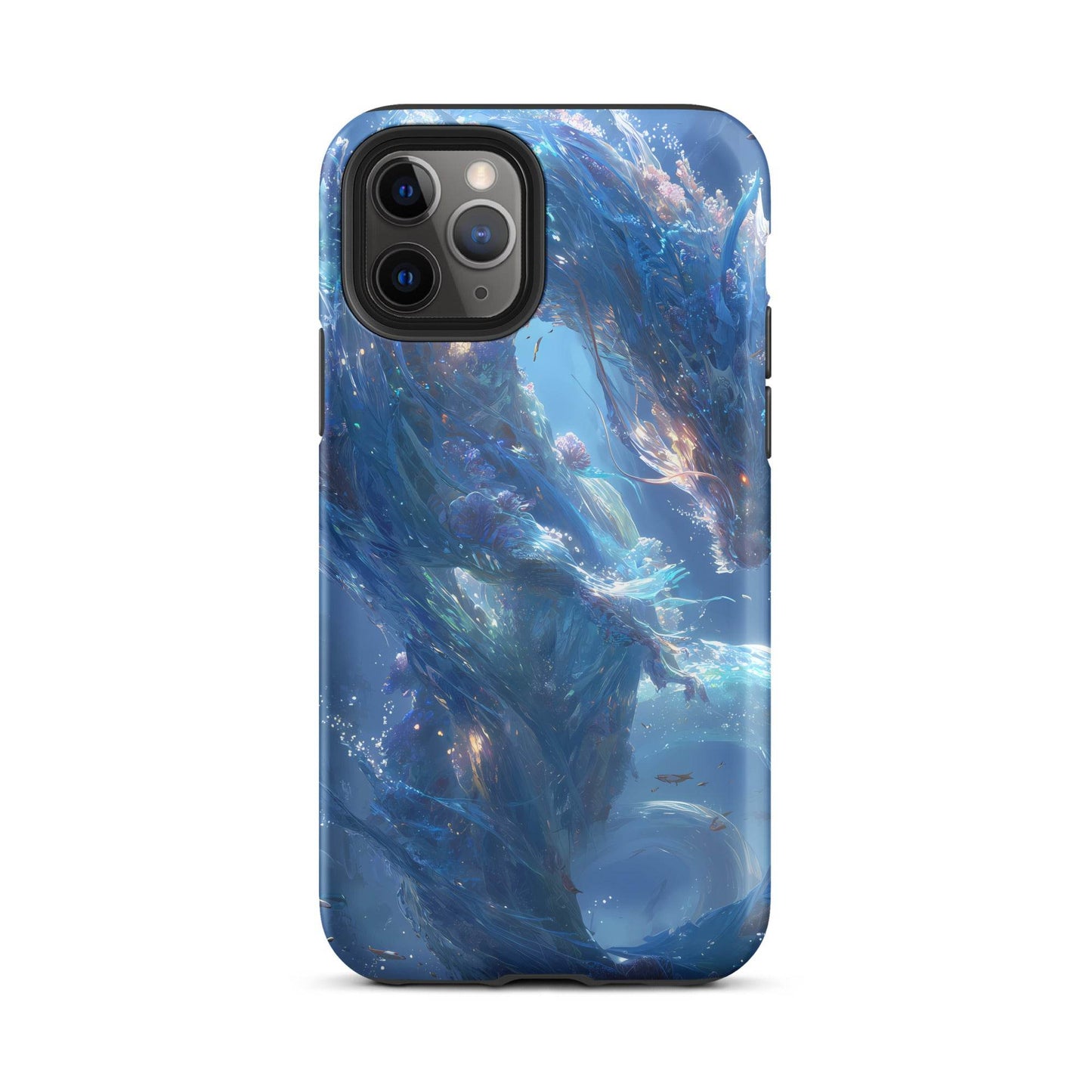 Water Dragon: The Serpent of Serenity Tough Case for iPhone® - Chromavolt